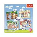 Puzzle 4w1 Bluey i jej świat 34637